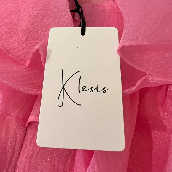 Klesis Bella & Bloom Pink Organza dress Medium - Picture 3 of 3